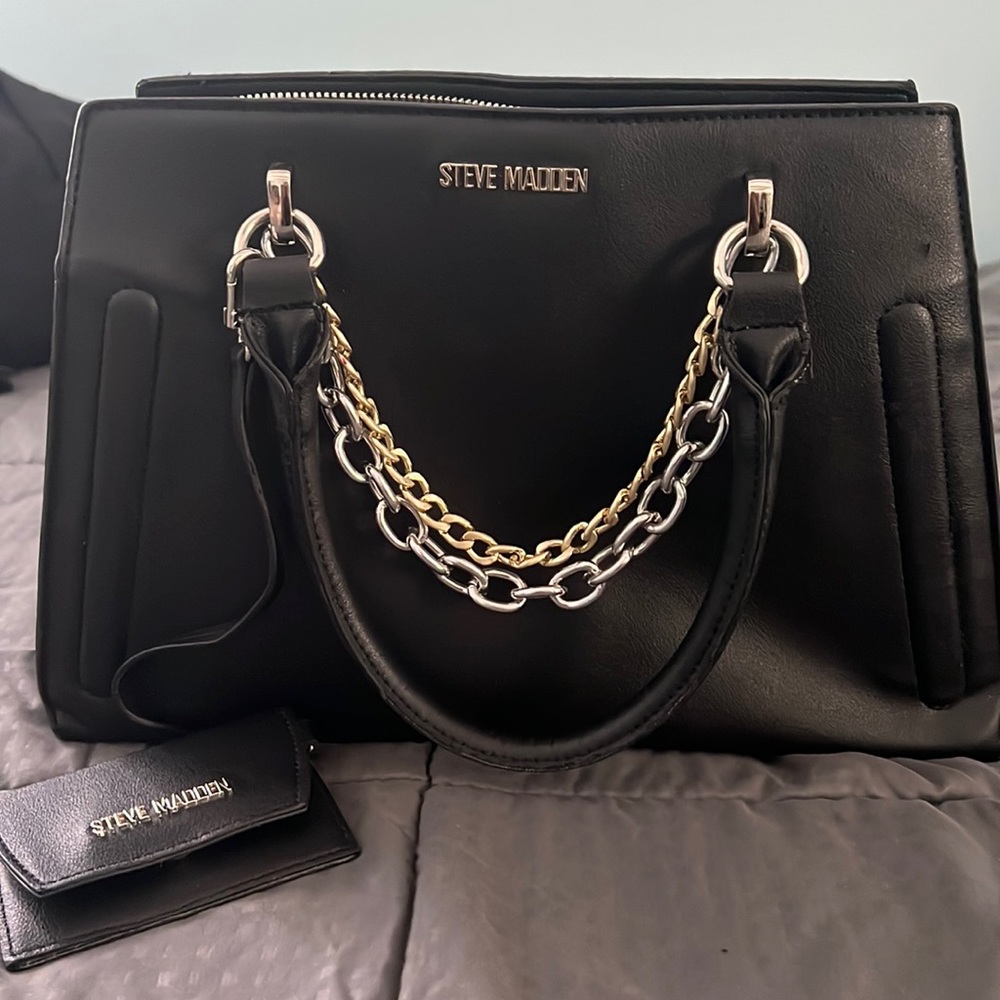 Small Steve Madden Gold & Silver Chain Purse